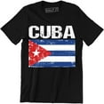 thumbnail image 1 of Cuba Fashion Country Souvenir Pride logo Cuban heritage national Flag Tee Shirt, 1 of 4
