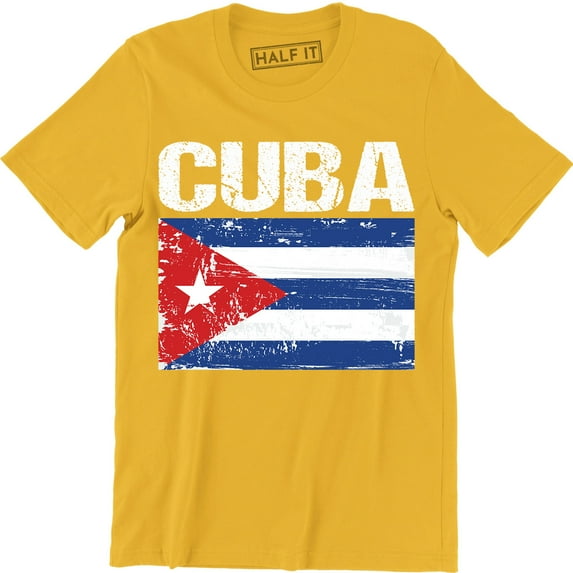 Cuba Fashion Country Souvenir Pride logo Cuban heritage national Flag Tee Shirt