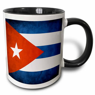Powered by Cafecito Cuban Coffee Cuba Flag Travel Coffee Mug
