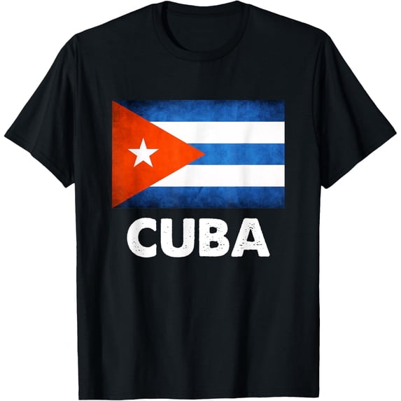Cuba Flag T-Shirt T-ShirtShort-sleeved shirts for both men and women