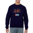 thumbnail image 1 of Cuba Flag W Sparkles Sweatshirt Men -Image by Shutterstock, Male 4X-Large, 1 of 4