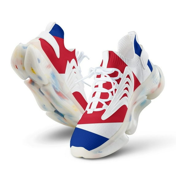 Cuba Flag Walking Shoes for Men Woman Lightweight Tennis Fashion Elastic Sports Shoes Cushion Basketball Shoes