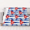 thumbnail image 1 of Cuba Flag Warm Cozy Plush Throw Blanket for Couch Bed Sofa 60"x50", 1 of 7