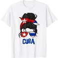 thumbnail image 1 of Cuba For Girl Cuban Flag for Women Cubana T-Shirt, 1 of 3