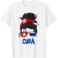 thumbnail image 1 of Cuba For Girl Cuban Flag for Women Cubana T-Shirt, 1 of 4