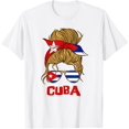 thumbnail image 1 of Cuba For Girl Cuban Flag for Women Cubana T-Shirt, 1 of 4