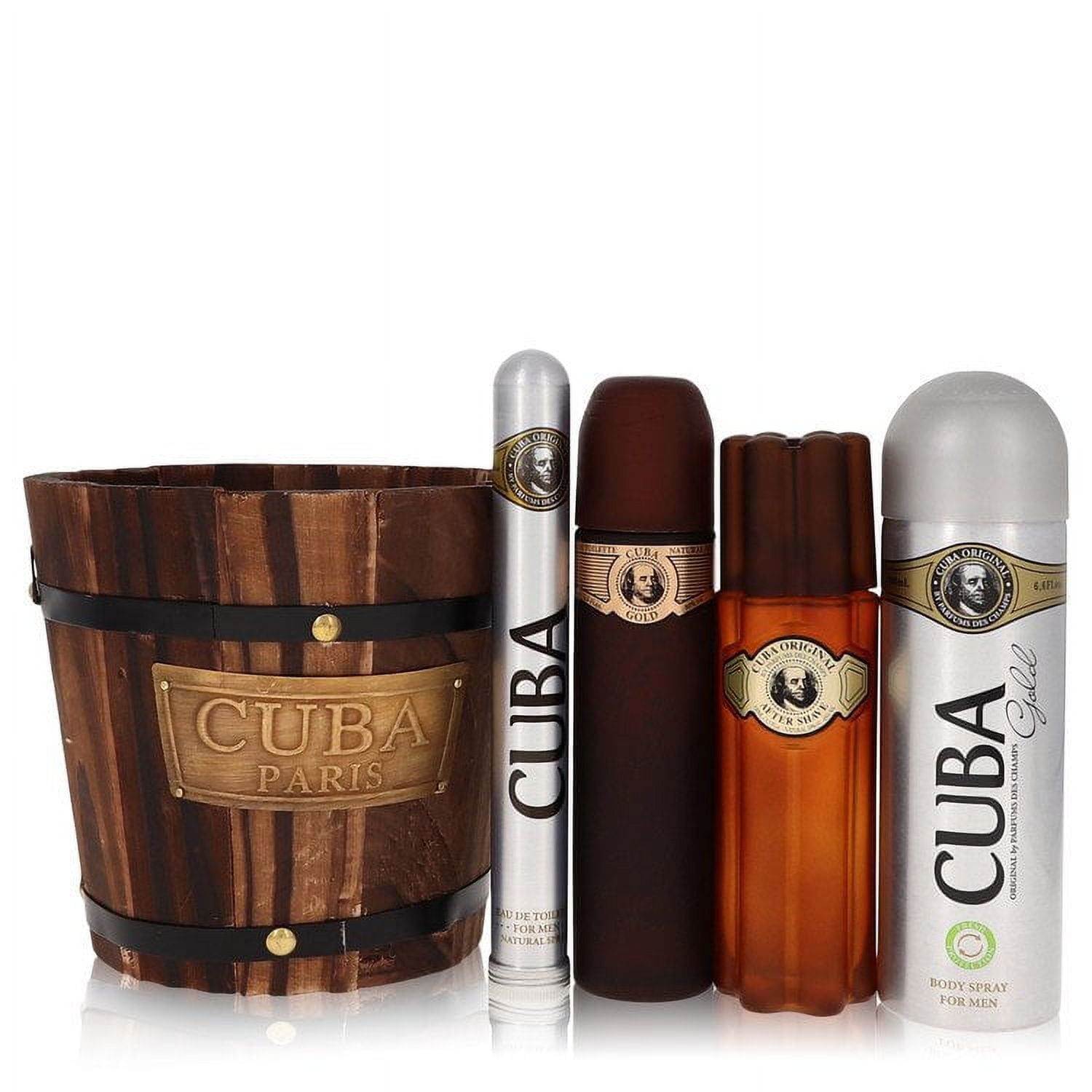 Amazon.com : Cuba Gold Gift Set by Fragluxe - 3.3 oz Eau De