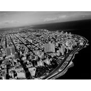 Cuba Havana Air View of Vedado District Poster Print, 24 x 36 - Large