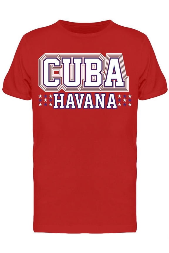 Cuba Havana Art  T-Shirt Men -Image by Shutterstock, Male Medium