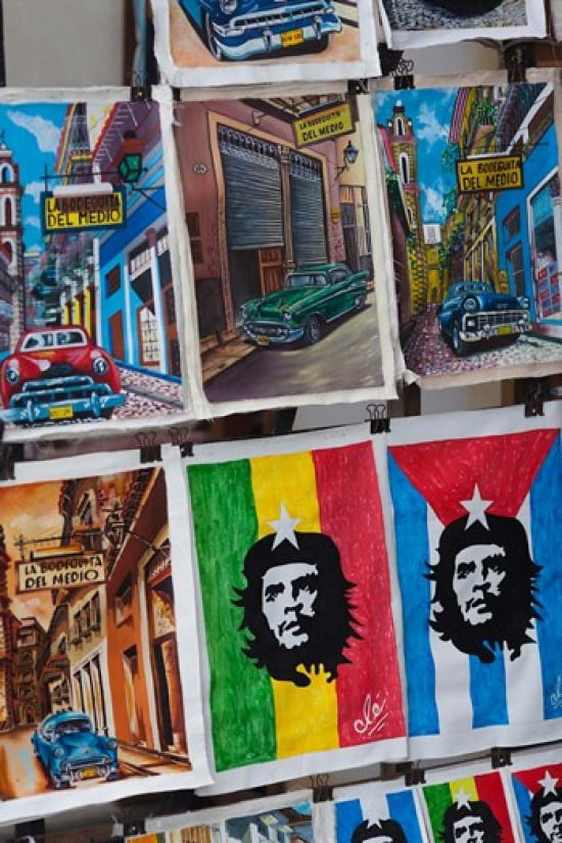 Cuba Havana Craft market souvenirs Canvas Art - Walter Bibikow DanitaDelimont (25 x 37)