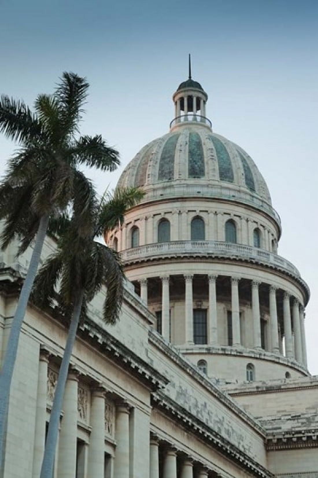 Cuba Havana Dome of the Capitol Building Canvas Art - Walter Bibikow DanitaDelimont (18 x 24)