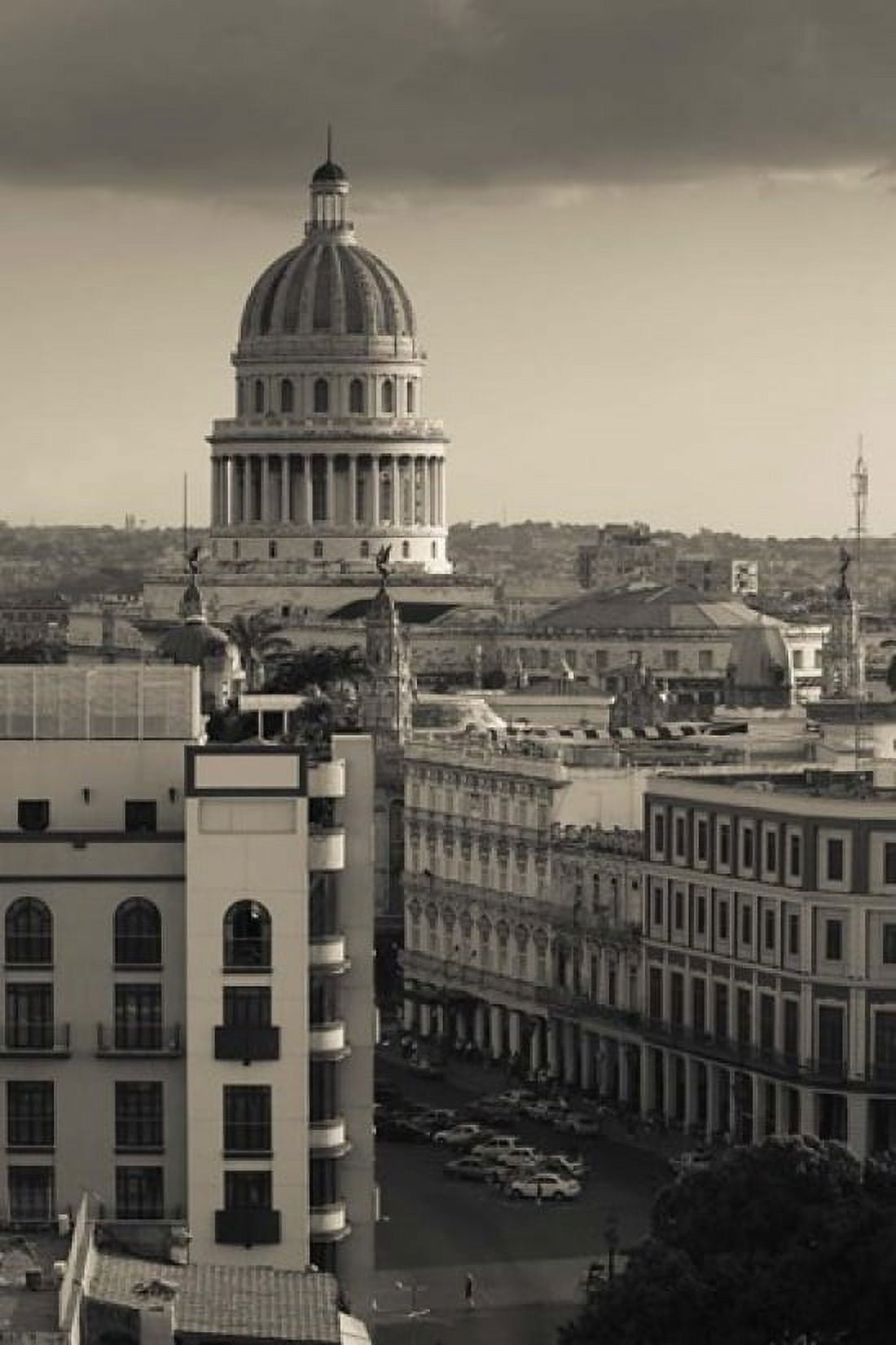 Cuba Havana Havana Vieja Capitolio Nacional Canvas Art - Walter Bibikow DanitaDelimont (18 x 24)