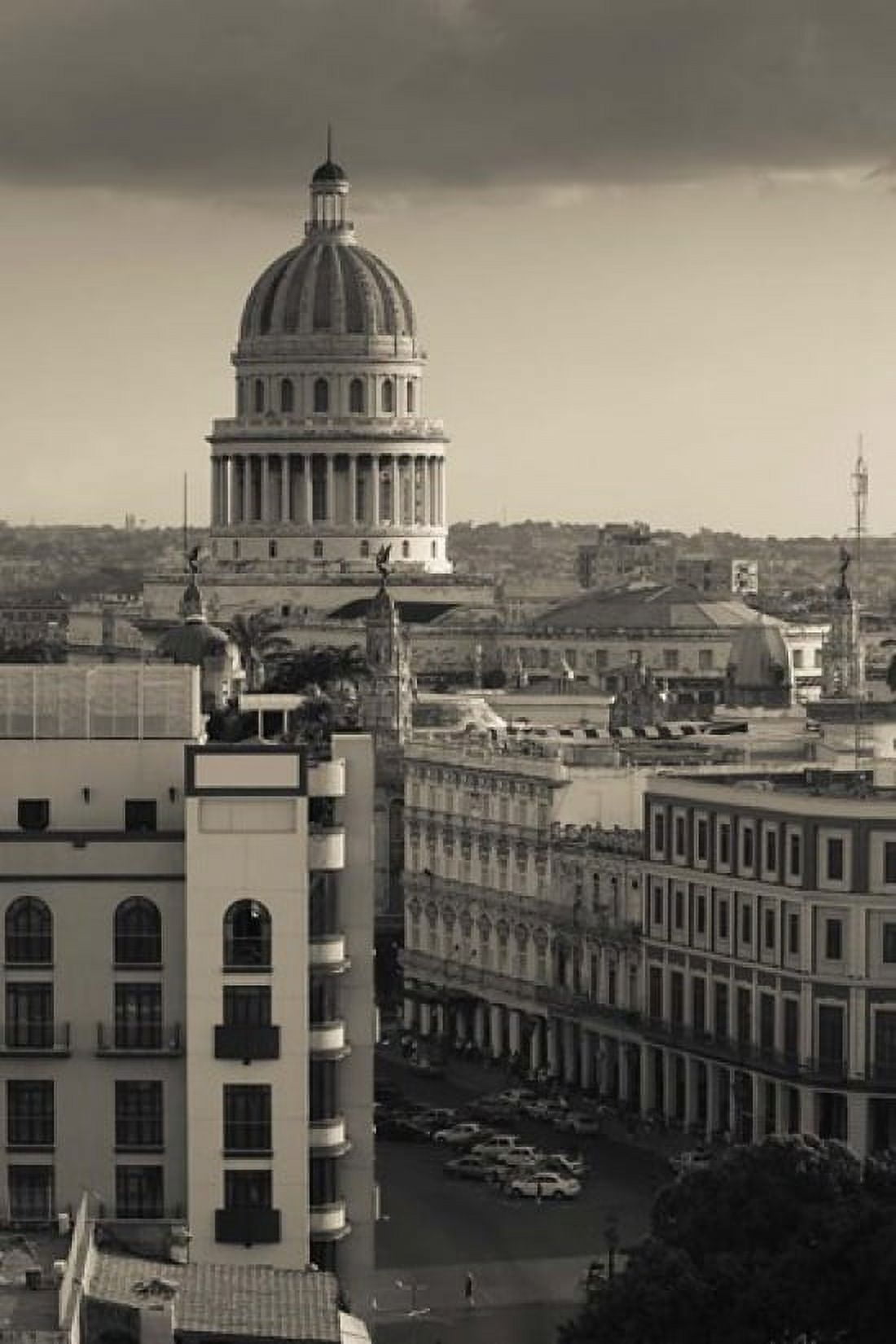Cuba Havana Havana Vieja Capitolio Nacional Canvas Art - Walter Bibikow DanitaDelimont (25 x 37)