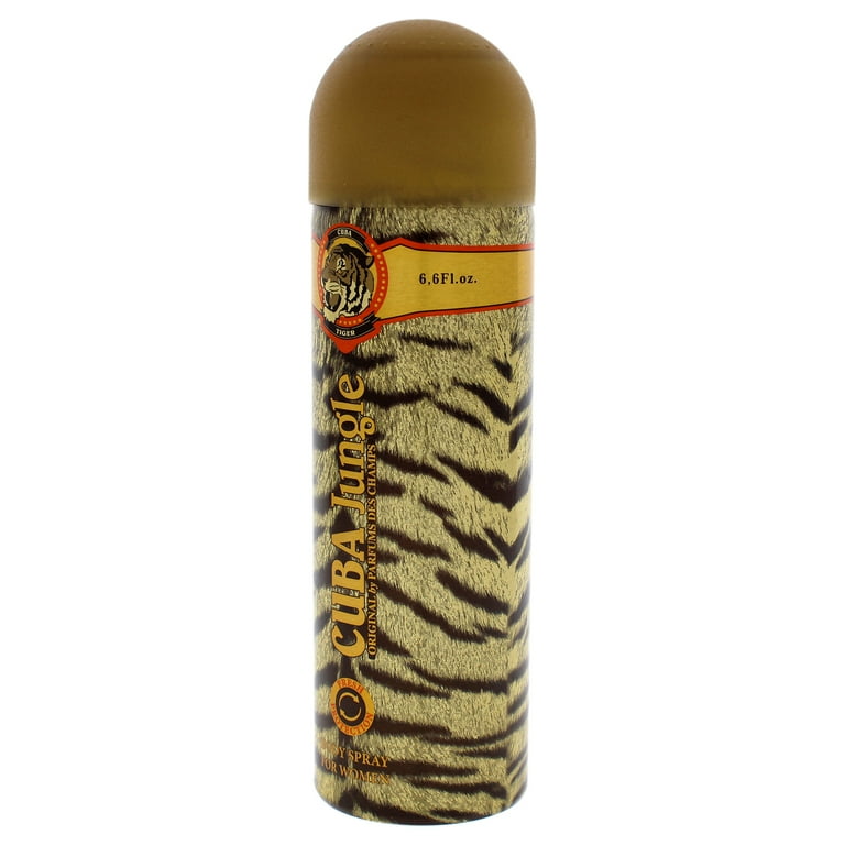 Cuba Jungle Tiger Body Spray By Fragluxe - 6.7 oz Cuba Jungle Tiger Body Spray By Fragluxe - 6.7 oz