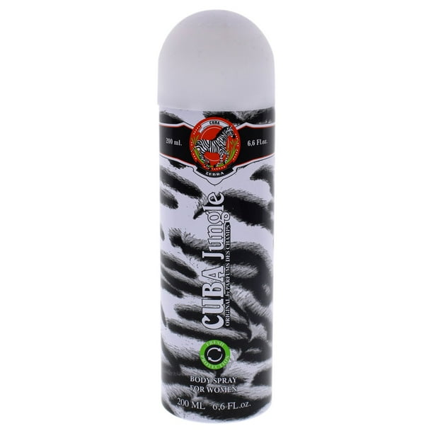Cuba Jungle Zebra Body Spray By Fragluxe - 6.7 oz Cuba Jungle Zebra Body Spray By Fragluxe - 6.7 oz