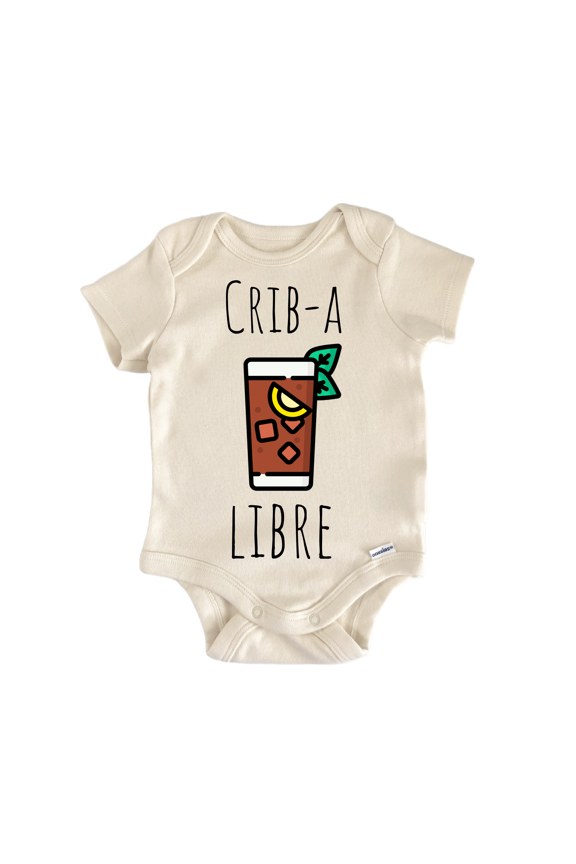Cuba Libre Cocktail Newborn Baby Bodysuit