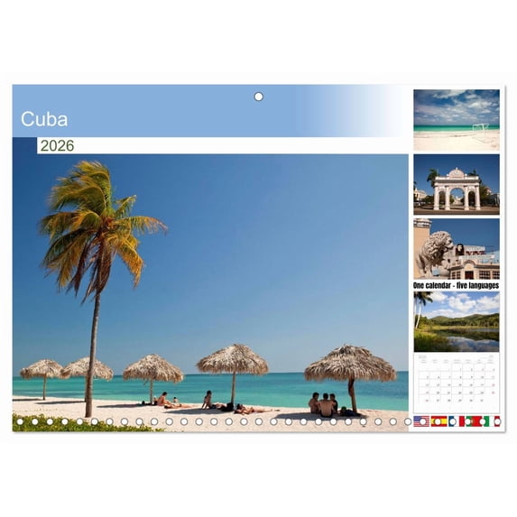 Cuba (Monthly Wall Calendar 2026 16.5 x 23.4 (open)), CALVENDO 14 Month Calendar