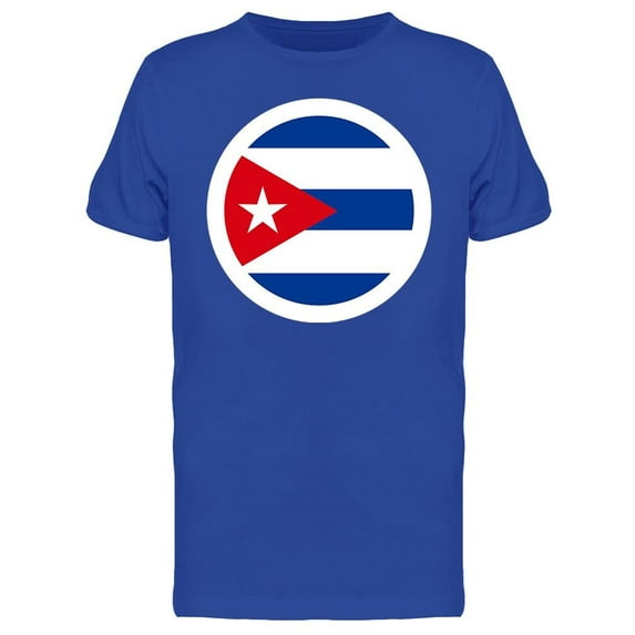 Cuba National Flag Circle T-Shirt Men -Image by Shutterstock, Male Medium