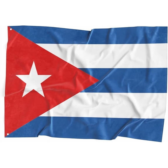 Cuba National Flag Polyester Fiber 3x5 Feet Flag, Bright Colors And Anti-ultraviolet Fade Flag Indoor Outdoor Banner
