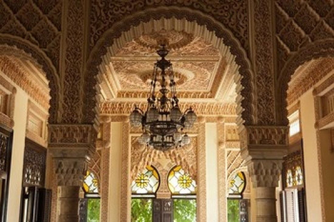 Cuba Punta Gorda Palacio de Valle interior Canvas Art - Walter Bibikow DanitaDelimont (36 x 24)