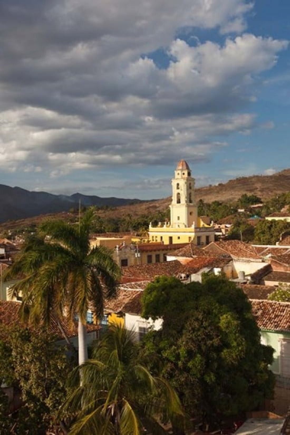 Cuba Sancti Spiritus Trinidad Town view (vertical) Canvas Art - Walter Bibikow DanitaDelimont (24 x 36)