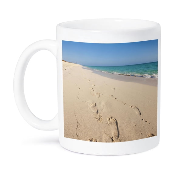 3dRose, Cuba, Sol Cayo Santa Maria Resort, Footprints-CA11 MDE0053 - Michael DeFreitas, 11oz Mug