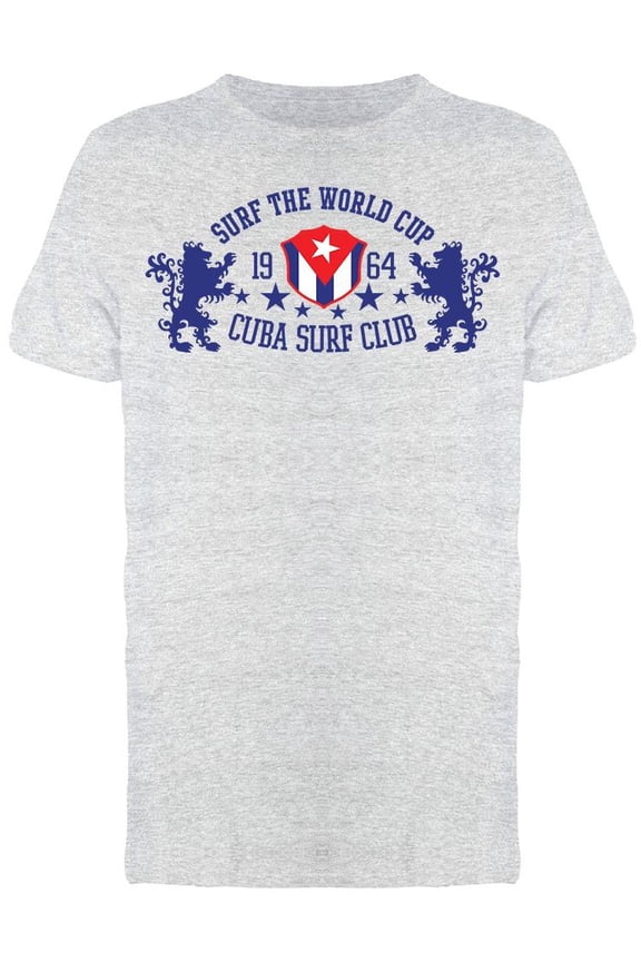 Cuba Surf The World Cup T-Shirt Men -Image by Shutterstock, Male XX-Large