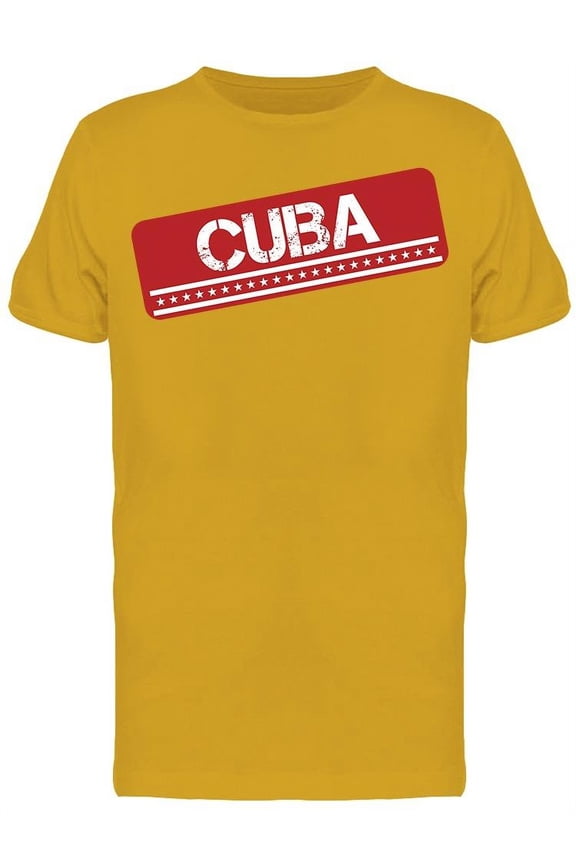 Cuba T-Shirt Men -Image by Shutterstock, Male Small