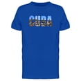 thumbnail image 1 of Cuba, Travel Lovers Quote T-Shirt Men -Image by Shutterstock, Male 3X-Large, 1 of 2