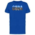thumbnail image 1 of Cuba Travel Lovers Quote T-Shirt Men -Image by Shutterstock, Male Medium, 1 of 2