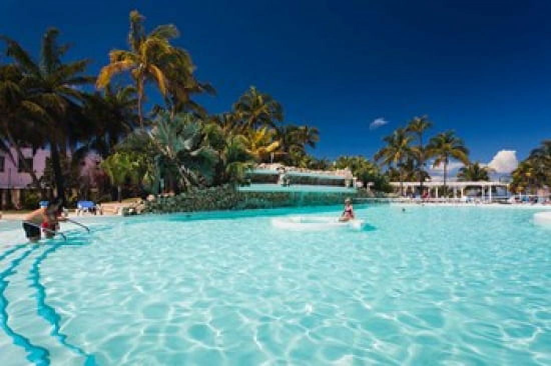 Cuba Varadero Beach Hotel Melia Varadero Canvas Art - Walter Bibikow DanitaDelimont (28 x 19)