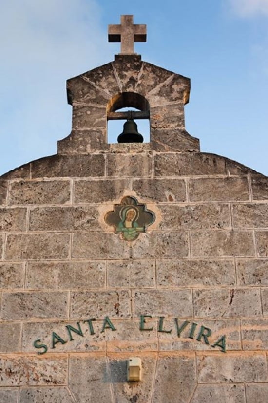Cuba Varadero Iglesia Santa Elvira church Canvas Art - Walter Bibikow DanitaDelimont (19 x 28)