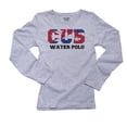 thumbnail image 1 of Cuba Waterpolo - Olympic Games - Rio - Flag Women's Long Sleeve Grey T-Shirt, 1 of 2
