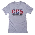 thumbnail image 1 of Cuba Wrestling - Olympic Games - Rio - Flag Men's Grey T-Shirt, 1 of 2