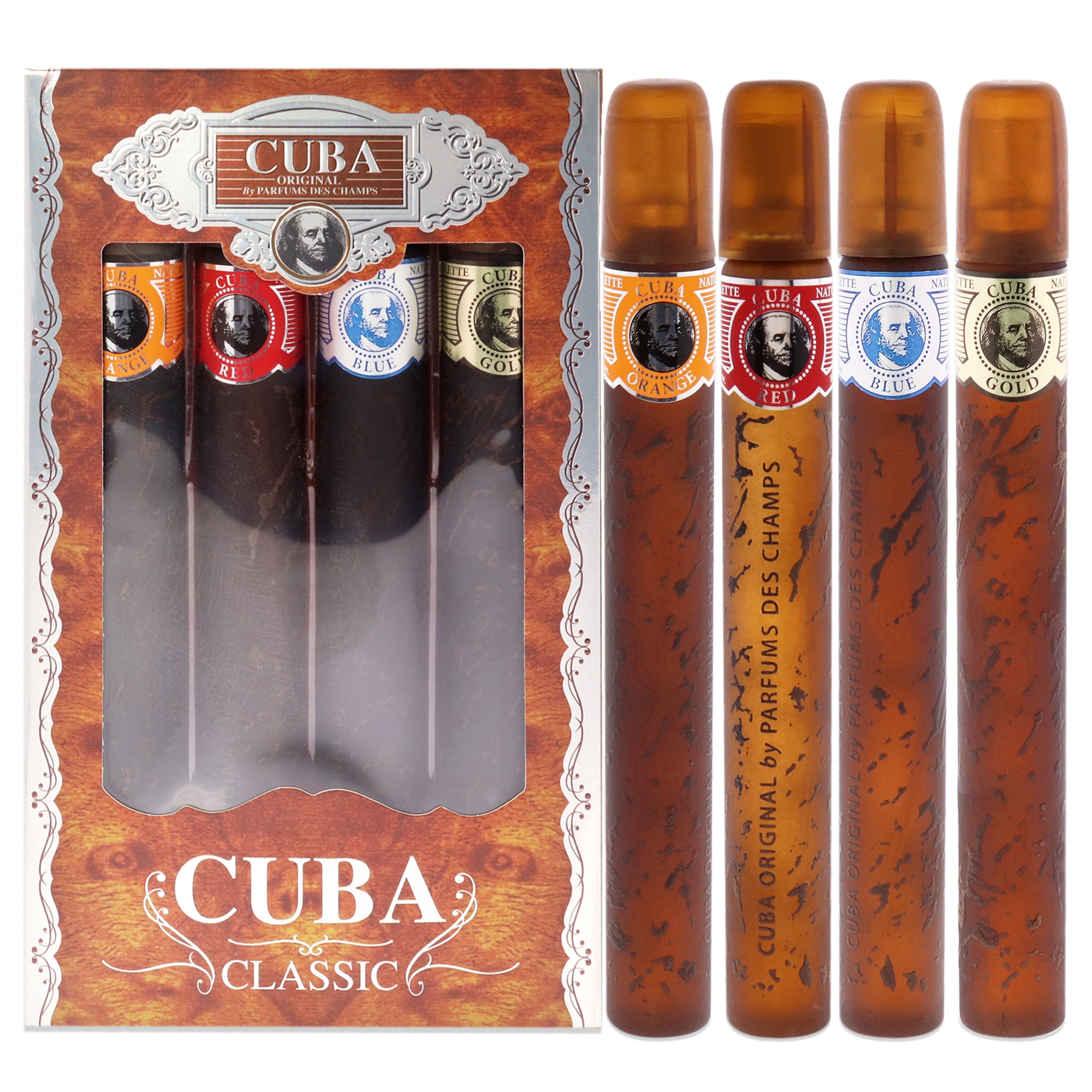 Cuba by Cuba for Men, 4 Piece Gift Set for Men