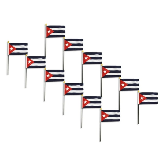 Cuba flag 4 x 6 inch - 12 PK