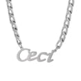 thumbnail image 1 of Cuban Cable Chain Personalized Custom Name Necklace Bold Curb Jewelry, 1 of 9