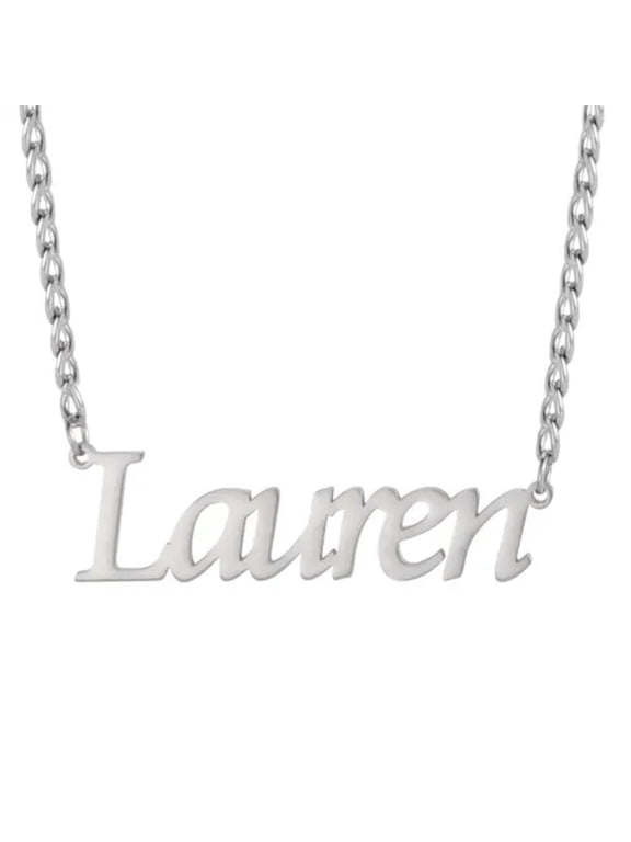 Cuban Cable Chain Personalized Custom Name Necklace Bold Curb Jewelry