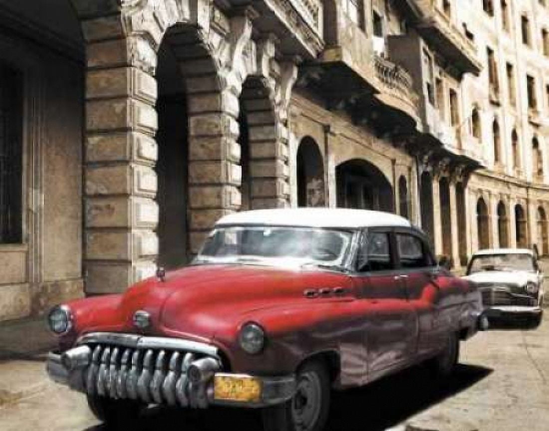 Cuban Cars I Canvas Art - CJ Groth (22 x 28)