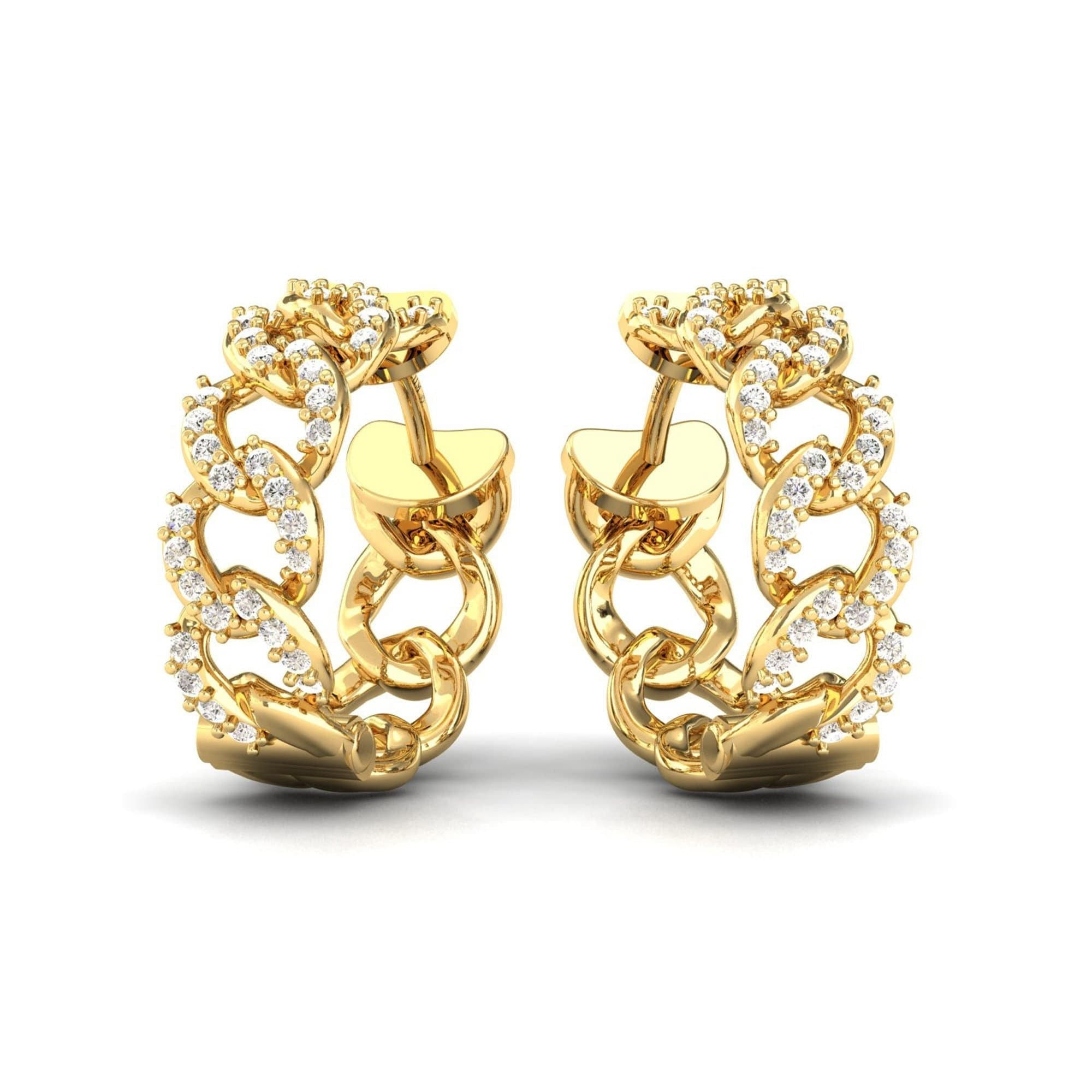 Diamond Flower Stud Earrings – SydniB.