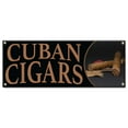 thumbnail image 1 of Cuban Cigars | 24" X 72" Banner | Heavy Duty 13oz. Outdoor Vinyl Single Sided With Grommets | Made in The USA, 1 of 4