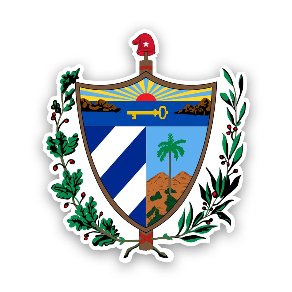 Somali Coat Of Arms Sticker Decal - Self-Adhesive Vinyl, Somalia Flag, 4" X 3.26"
