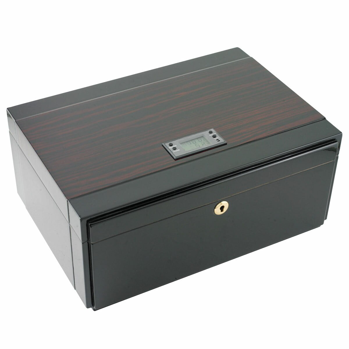 Cuban Crafters Embajador Digital Hygrometer Humidor for 120 Cigars