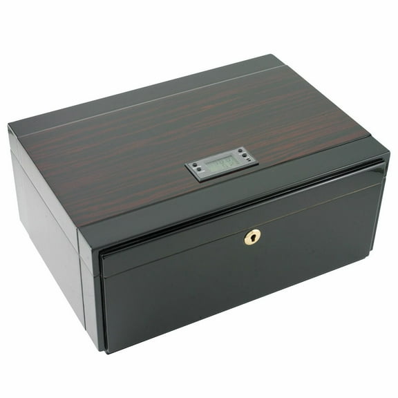 Cuban Crafters Embajador Digital Hygrometer Humidor for 120 Cigars