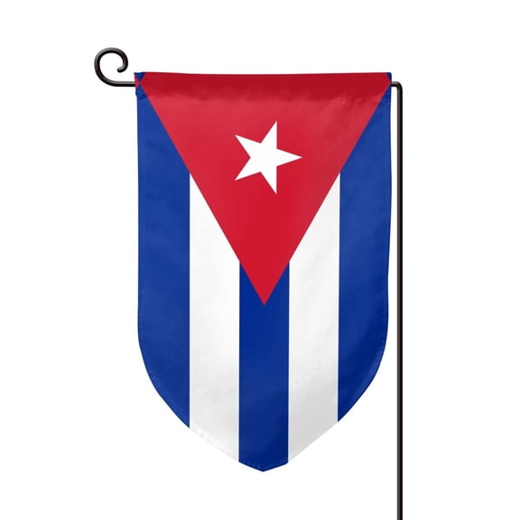 Cuban Flag Garden Flag Double Sided Flags with Vivid Color for Yard Lawn Garden Decor 12.5 x18 Inch Fillet