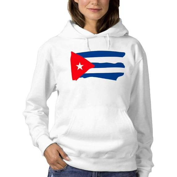 Cuban Flag Hoodie Women -SPIdeals Designs, Female 4X-Large