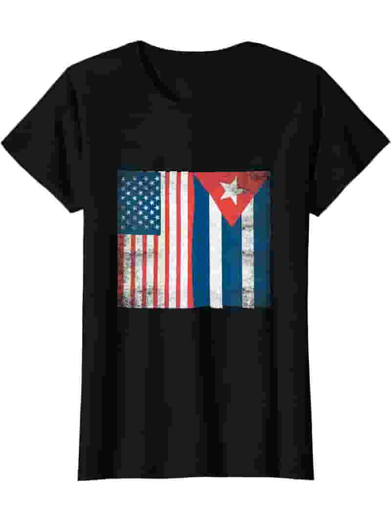 Cuban Flag T-Shirt-Cuba Flag Tee Shirt Gift Cuban Flag T-Shirt-Cuba Flag Tee Shirt Gift