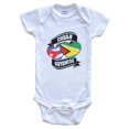 thumbnail image 1 of Cuban Guyanese Hearts Cuba Guyana Flags Baby Bodysuit, 6-9 Months White, 1 of 4