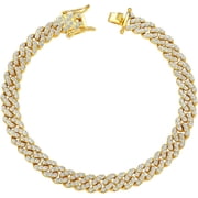 Cuban Link Anklets for Women Plus Size Large Ankle Bracelets Gold Silver Rhinestone Diamond Bling Anklets Women 9 10 inch