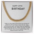 thumbnail image 1 of Cuban Link Chain - Happy 29th Birthday, 1 of 10